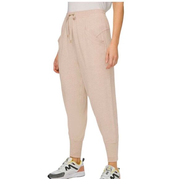 LULULEMON Women’s Modal French Terry Still Chill Jogger Pants Cream Size 2 - Picture 1 of 9